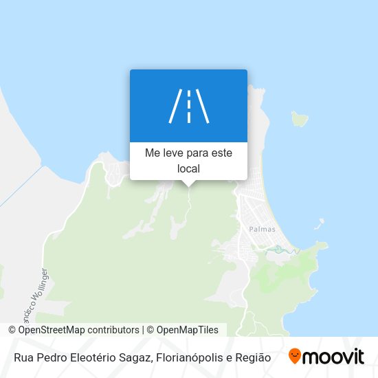 Rua Pedro Eleotério Sagaz mapa