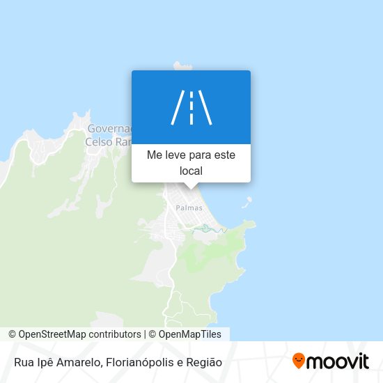 Rua Ipê Amarelo mapa