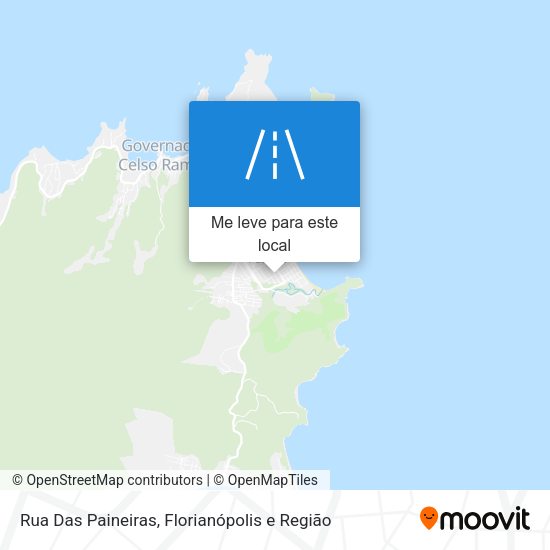 Rua Das Paineiras mapa