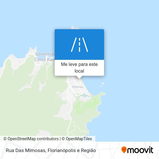Rua Das Mimosas mapa