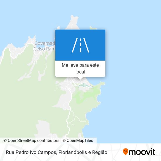 Rua Pedro Ivo Campos mapa