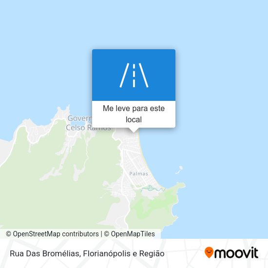 Rua Das Bromélias mapa