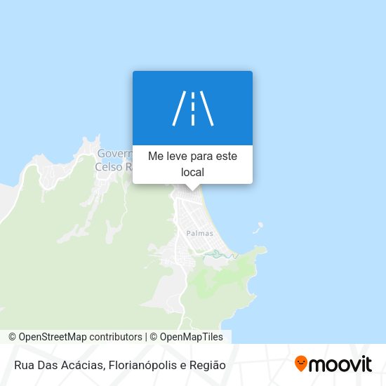 Rua Das Acácias mapa