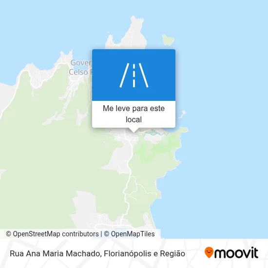 Rua Ana Maria Machado mapa