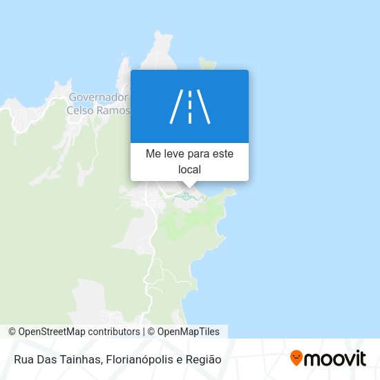 Rua Das Tainhas mapa