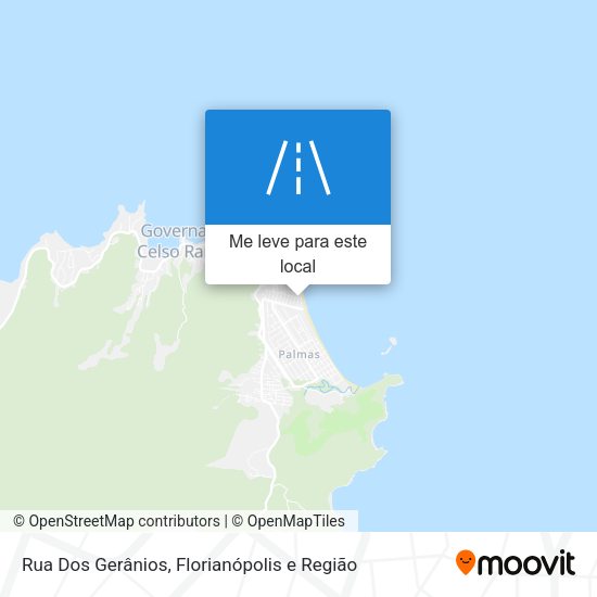 Rua Dos Gerânios mapa