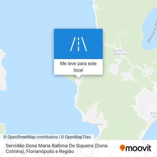 Servidão Dona Maria Balbina De Siqueira (Dona Cotinha) mapa