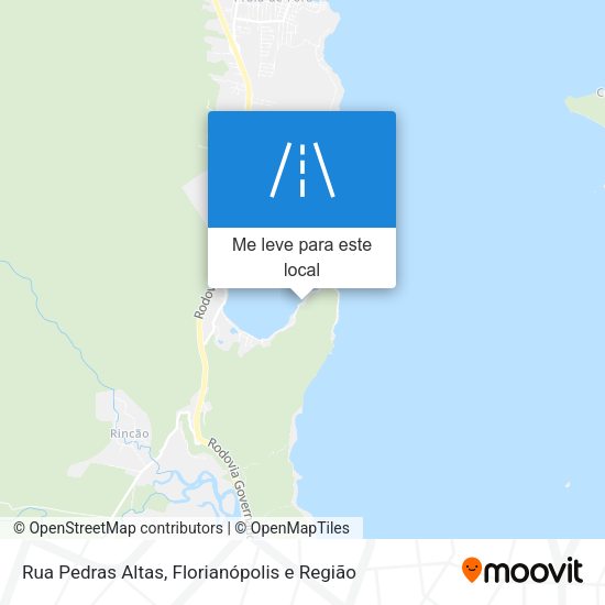 Rua Pedras Altas mapa