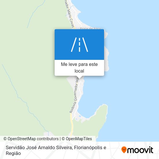 Servidão José Arnaldo Silveira mapa