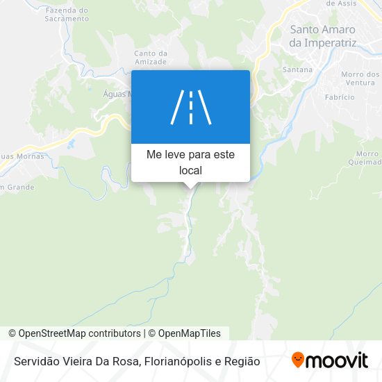Servidão Vieira Da Rosa mapa