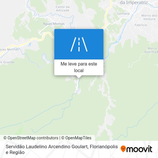 Servidão Laudelino Arcendino Goulart mapa