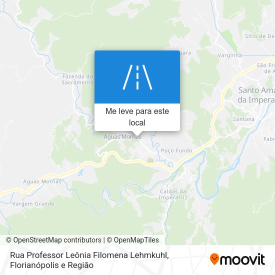 Rua Professor Leônia Filomena Lehmkuhl mapa