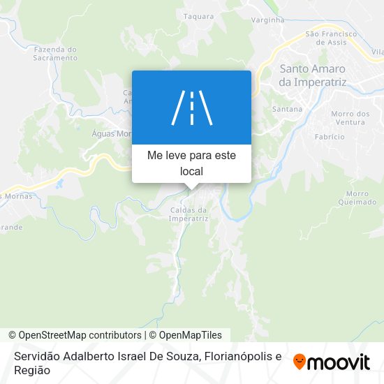 Servidão Adalberto Israel De Souza mapa