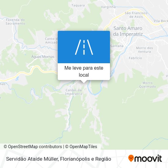Servidão Ataíde Müller mapa