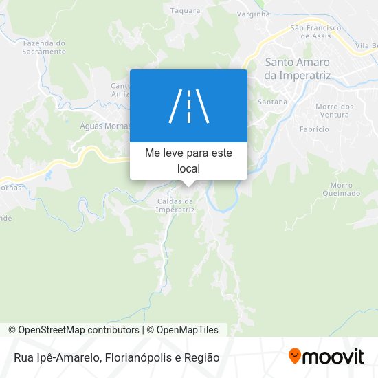 Rua Ipê-Amarelo mapa