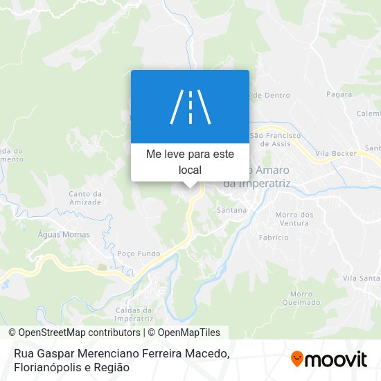 Rua Gaspar Merenciano Ferreira Macedo mapa