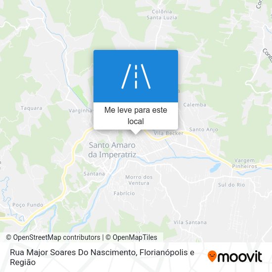 Rua Major Soares Do Nascimento mapa