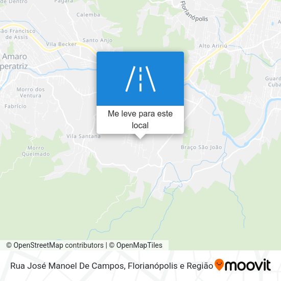 Rua José Manoel De Campos mapa