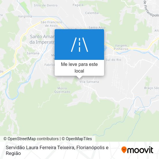 Servidão Laura Ferreira Teixeira mapa