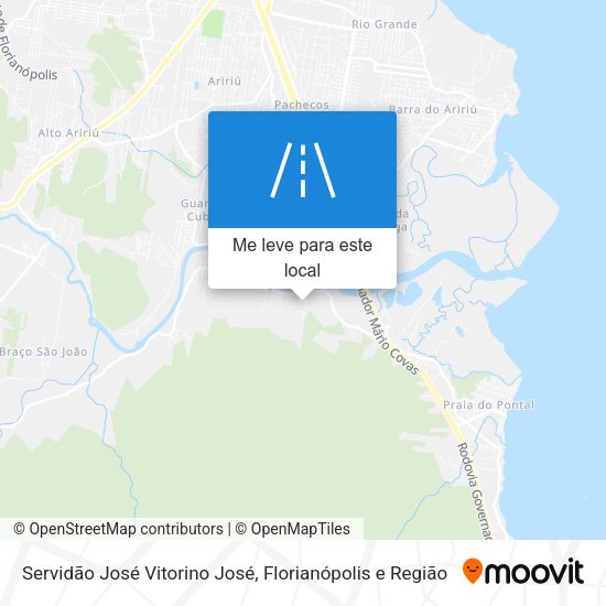 Servidão José Vitorino José mapa