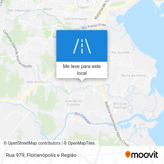 Rua 979 mapa