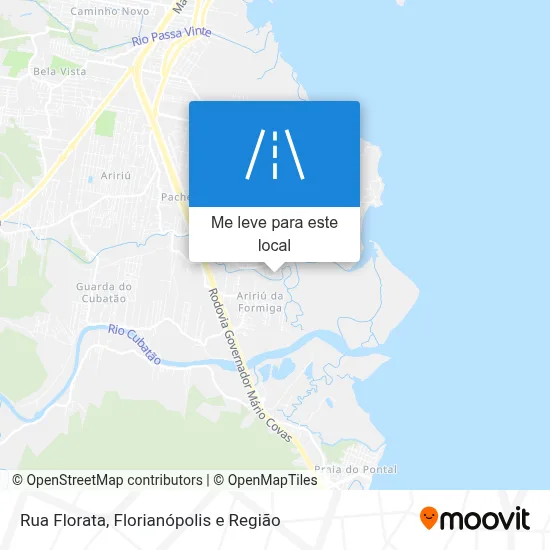 Rua Florata mapa