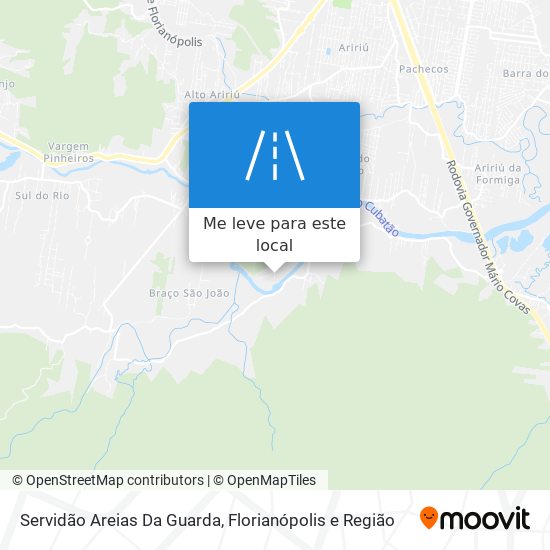 Servidão Areias Da Guarda mapa