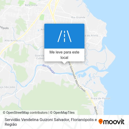 Servidão Vendelina Guizoni Salvador mapa