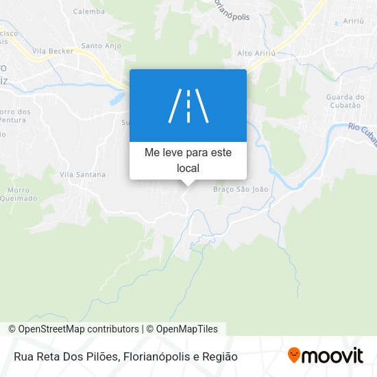 Rua Reta Dos Pilões mapa