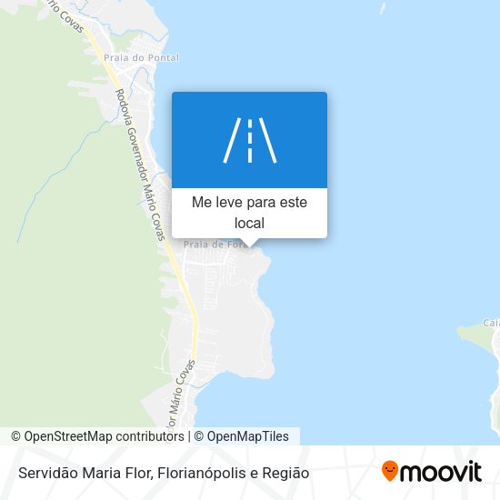 Servidão Maria Flor mapa