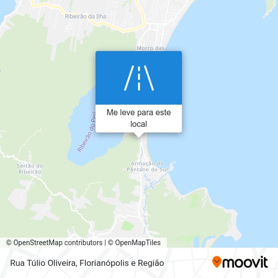 Rua Túlio Oliveira mapa
