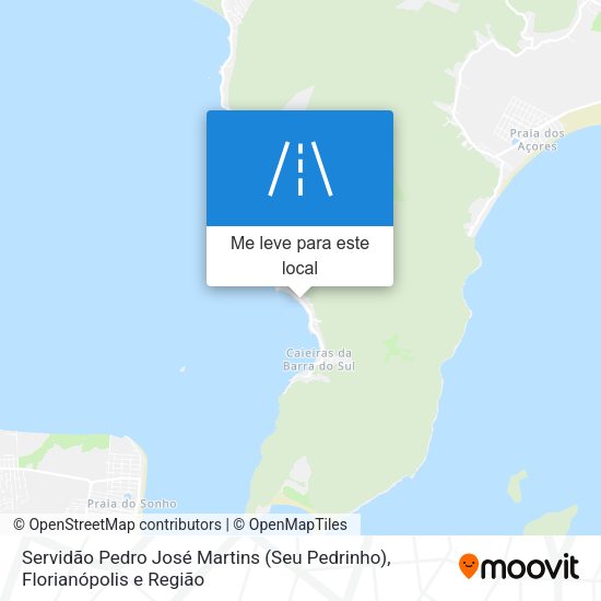 Servidão Pedro José Martins (Seu Pedrinho) mapa