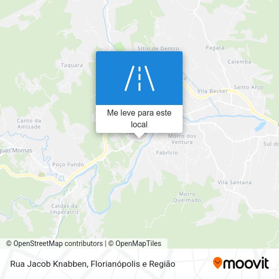 Rua Jacob Knabben mapa