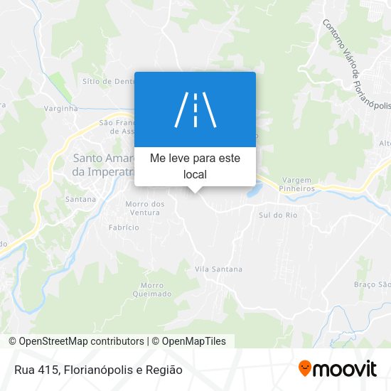 Rua 415 mapa