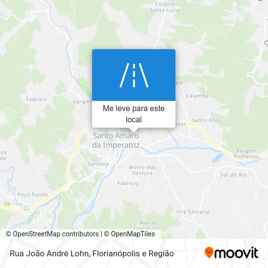 Rua João André Lohn mapa