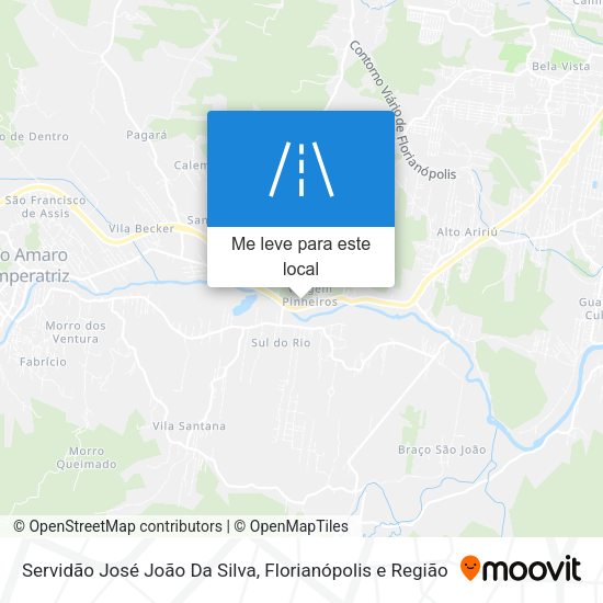 Servidão José João Da Silva mapa