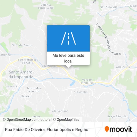 Rua Fábio De Oliveira mapa