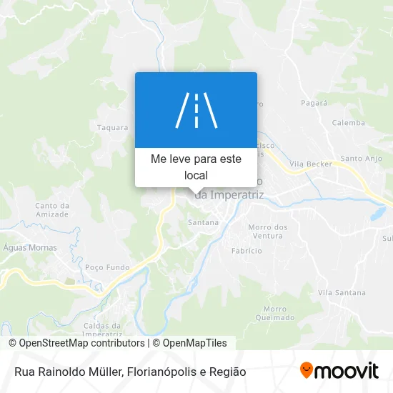 Rua Rainoldo Müller mapa