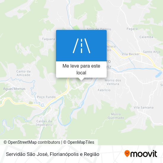 Servidão São José mapa