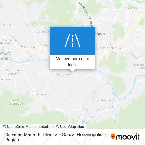 Servidão Maria De Oliveira E Souza mapa
