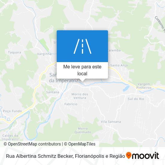 Rua Albertina Schmitz Becker mapa