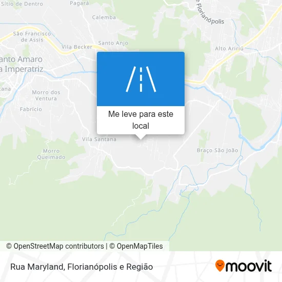 Rua Maryland mapa