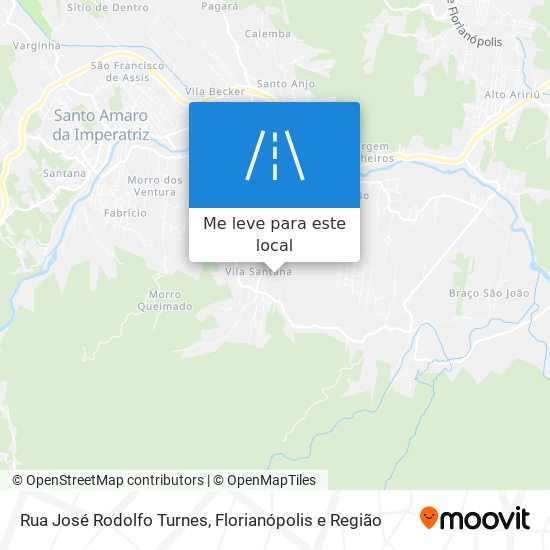 Rua José Rodolfo Turnes mapa