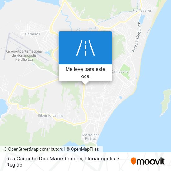 Rua Caminho Dos Marimbondos mapa