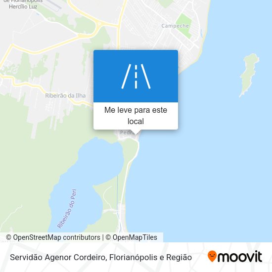Servidão Agenor Cordeiro mapa