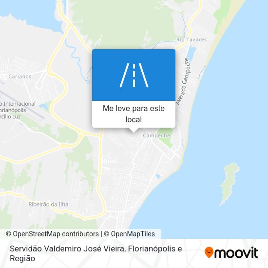Servidão Valdemiro José Vieira mapa