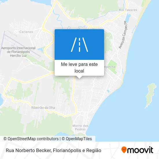 Rua Norberto Becker mapa