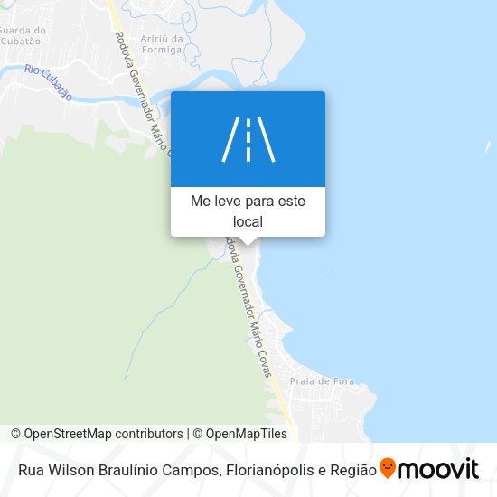 Rua Wilson Braulínio Campos mapa