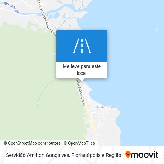 Servidão Amilton Gonçalves mapa