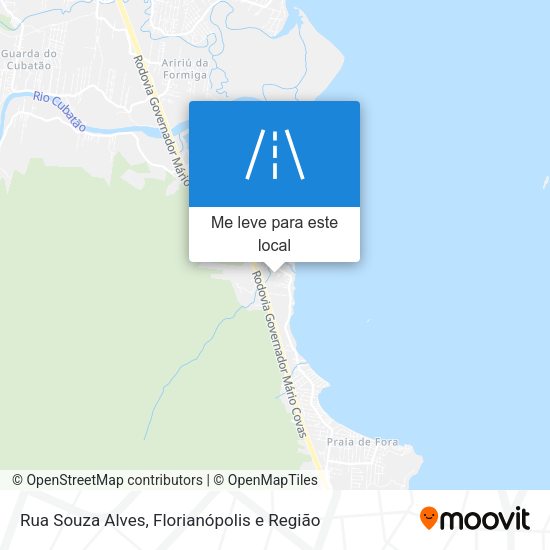 Rua Souza Alves mapa
